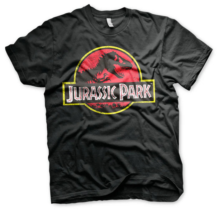 Jurassic Park Distressed Logo – Tshirk T-Shirt