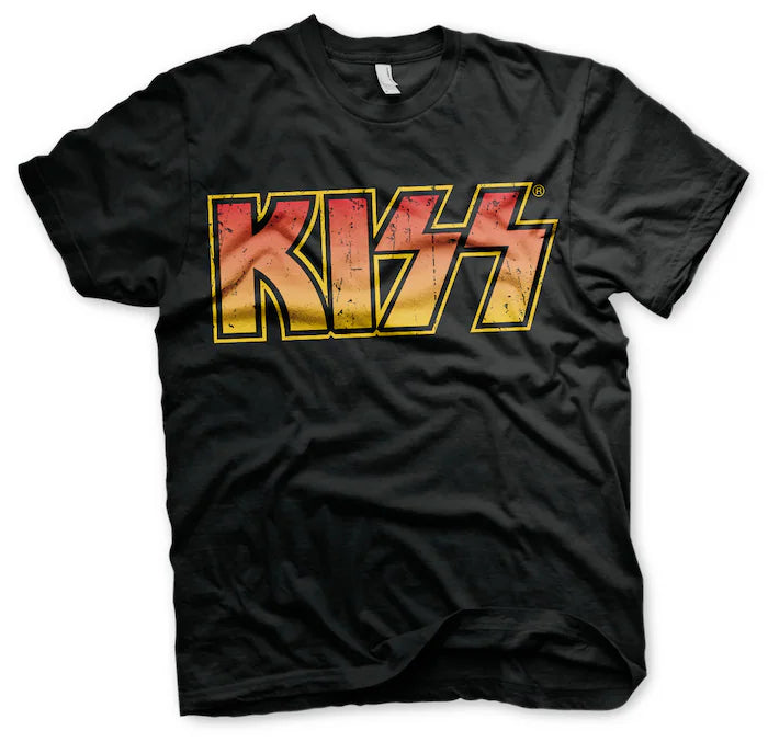 KISS Distressed Logotype Tee