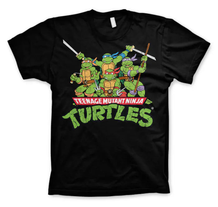 Ninja Turtles Distressed Group T-shirt