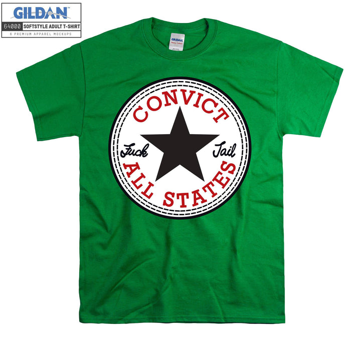 Convict All States Luck Jail T-shirt