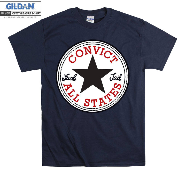 Convict All States Luck Jail T-shirt