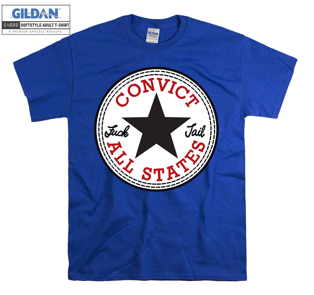 Convict All States Luck Jail T-shirt