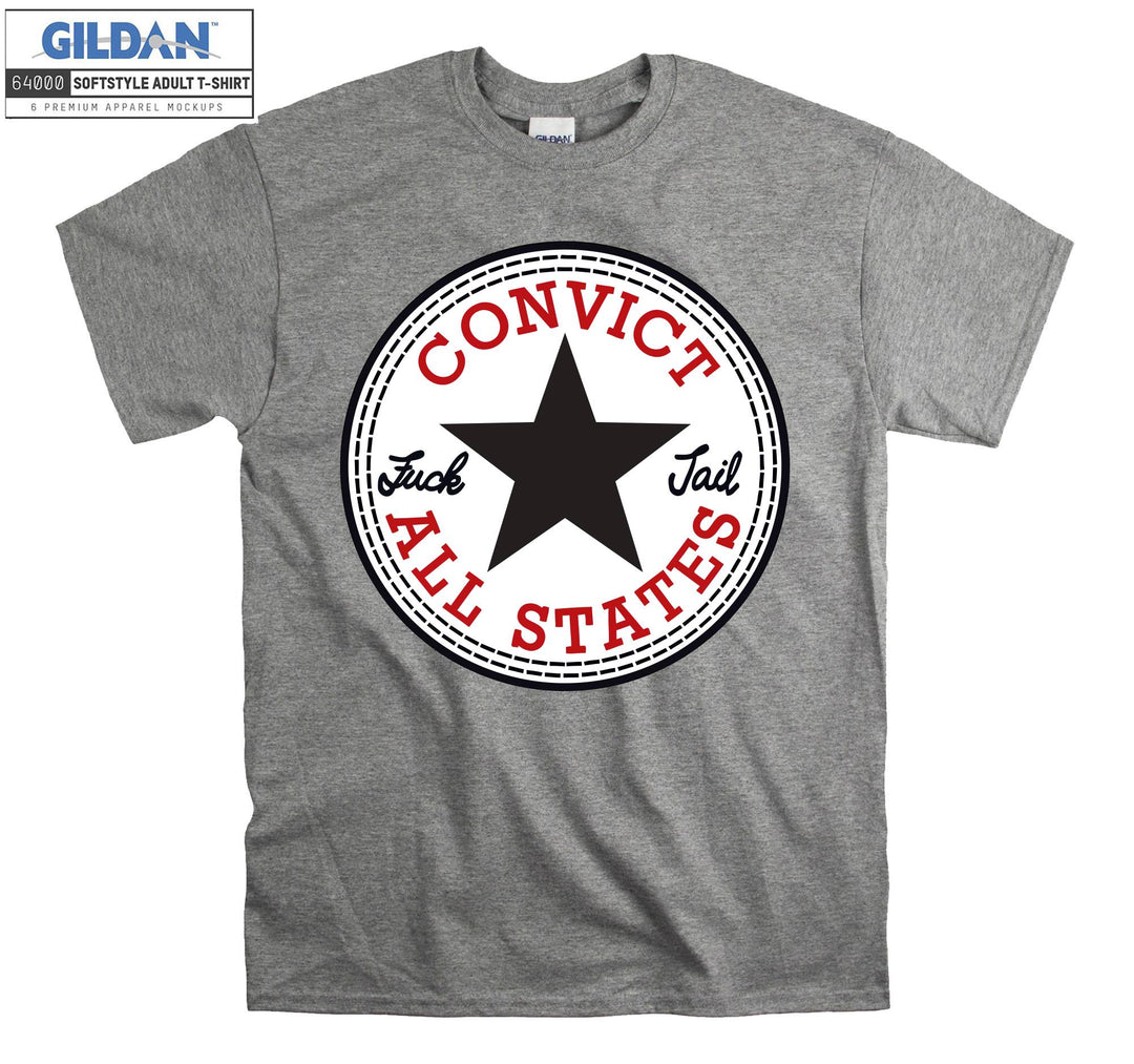 Convict All States Luck Jail T-shirt