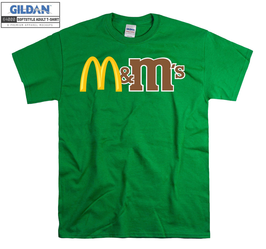 M and M Food Dessert T-shirt