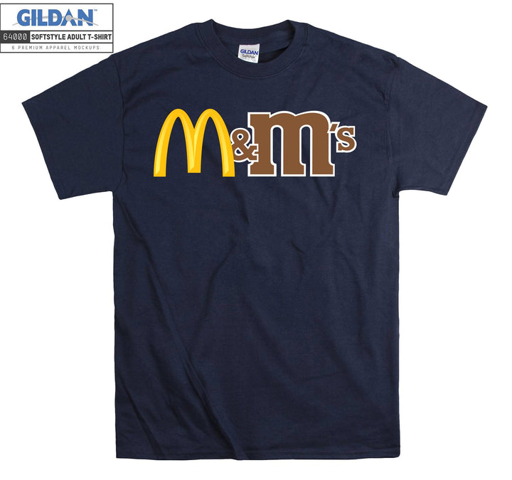 M and M Food Dessert T-shirt