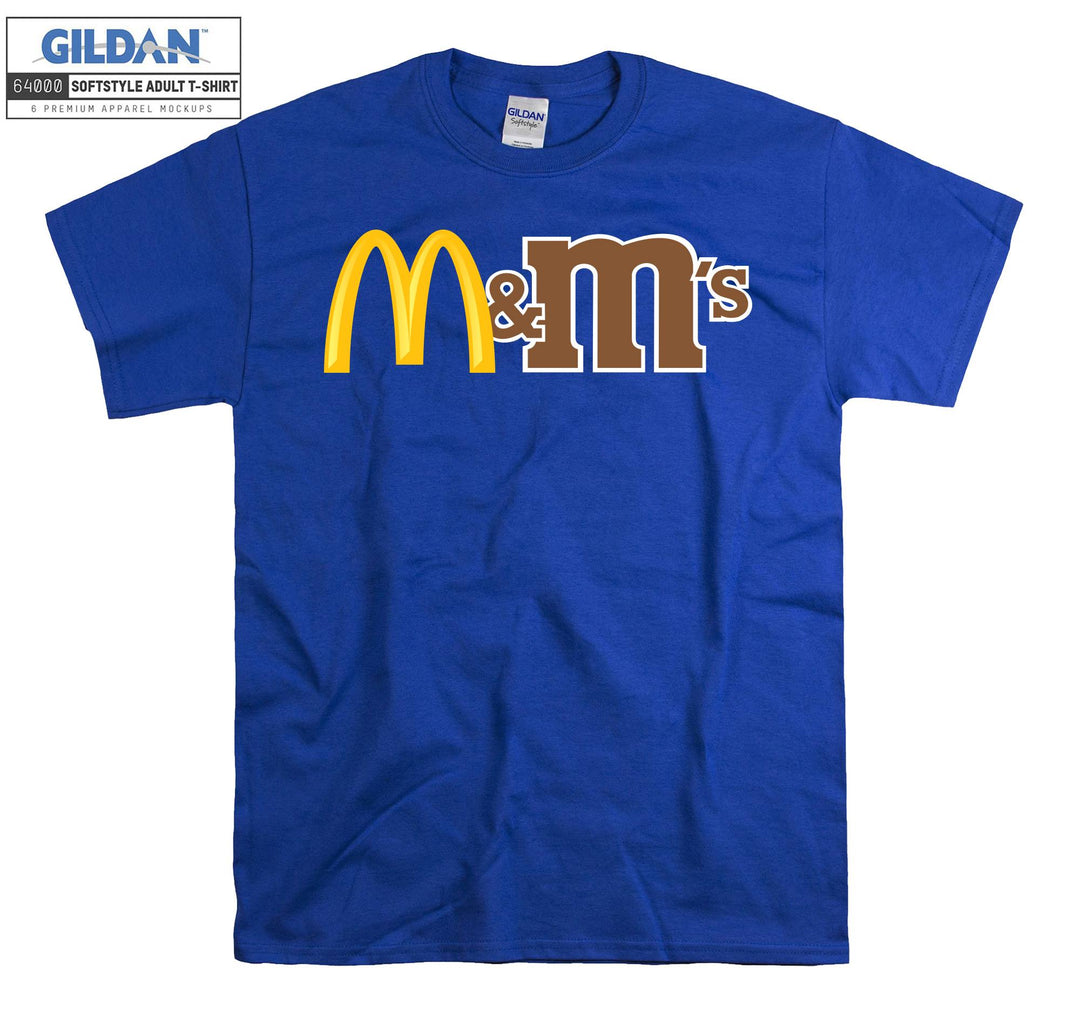 M and M Food Dessert T-shirt