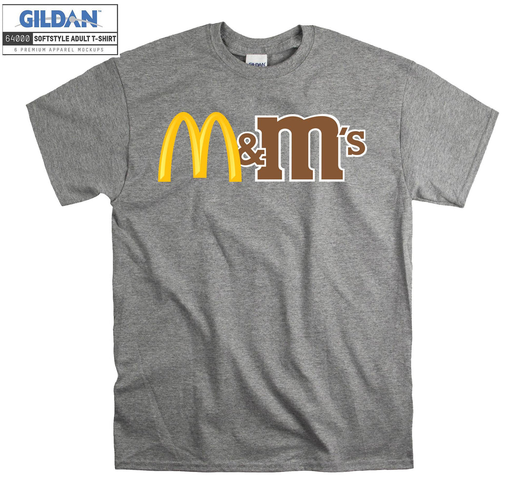 M and M Food Dessert T-shirt