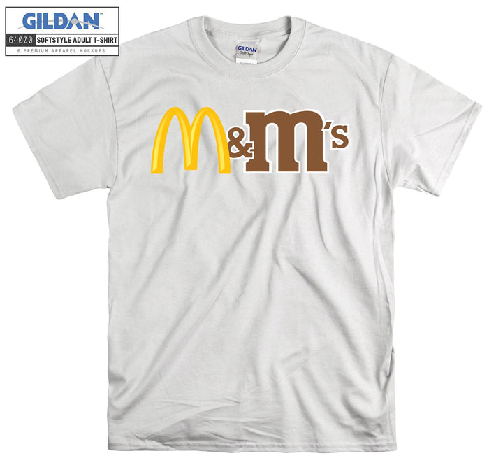 M and M Food Dessert T-shirt