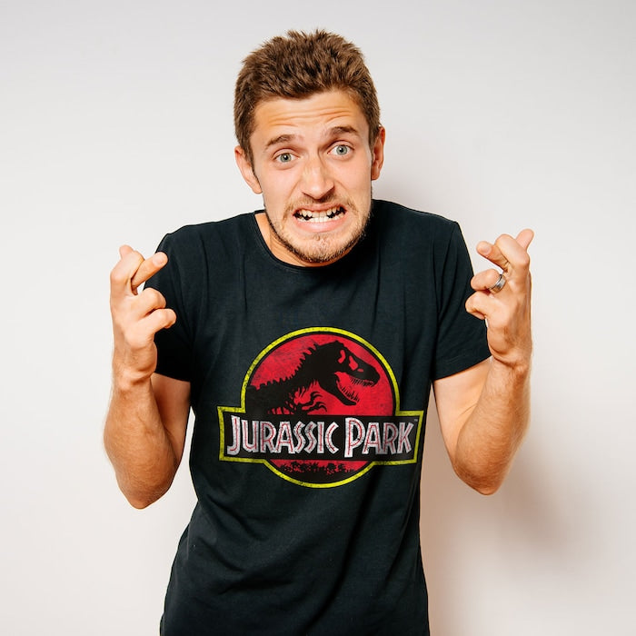 Jurassic Park Distressed Logo T-Shirt