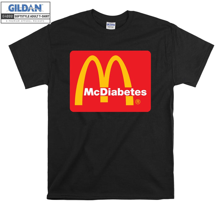 Funny Logo McDiabetes T-shirt