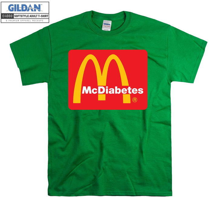 Funny Logo McDiabetes T-shirt