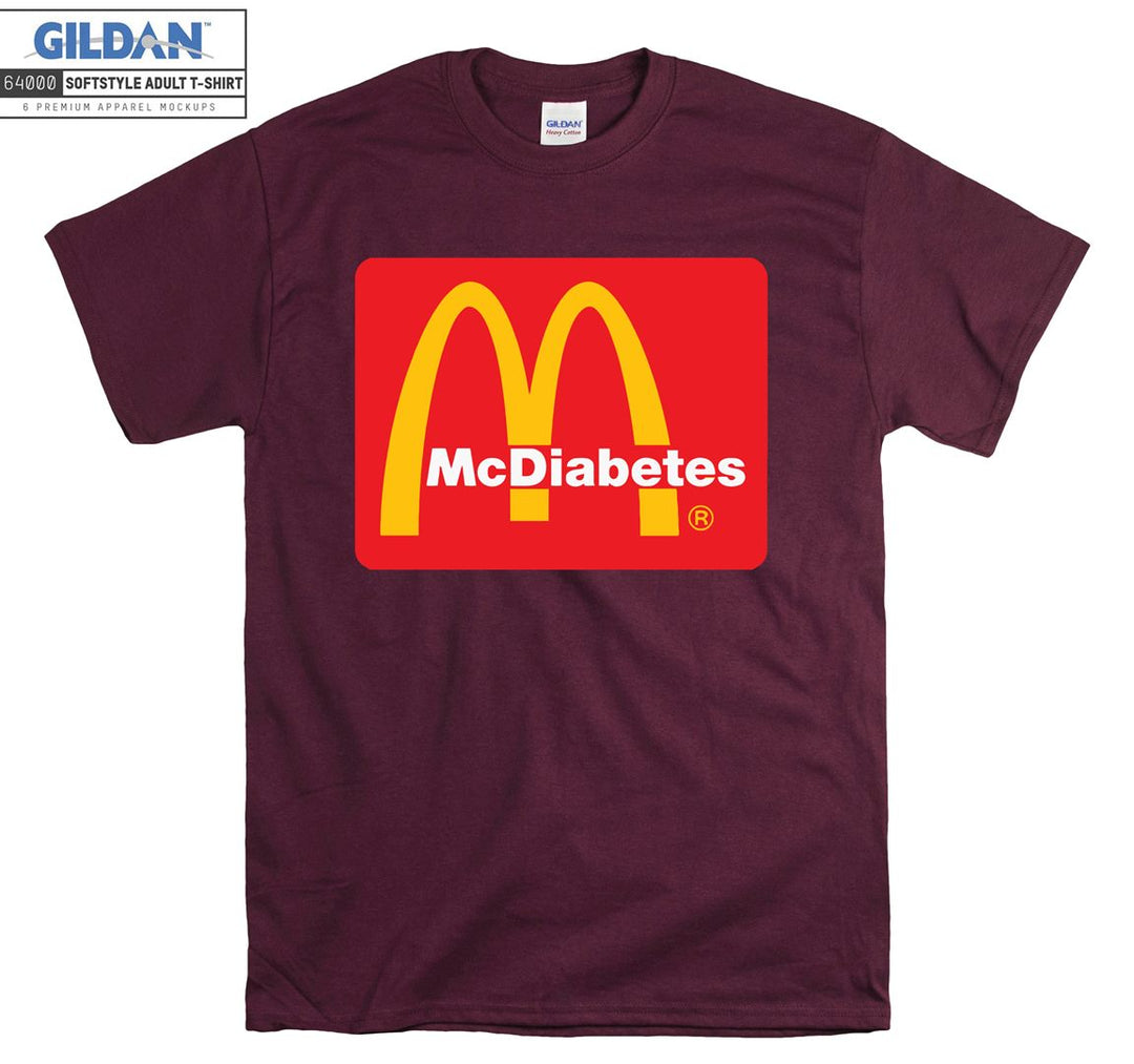 Funny Logo McDiabetes T-shirt