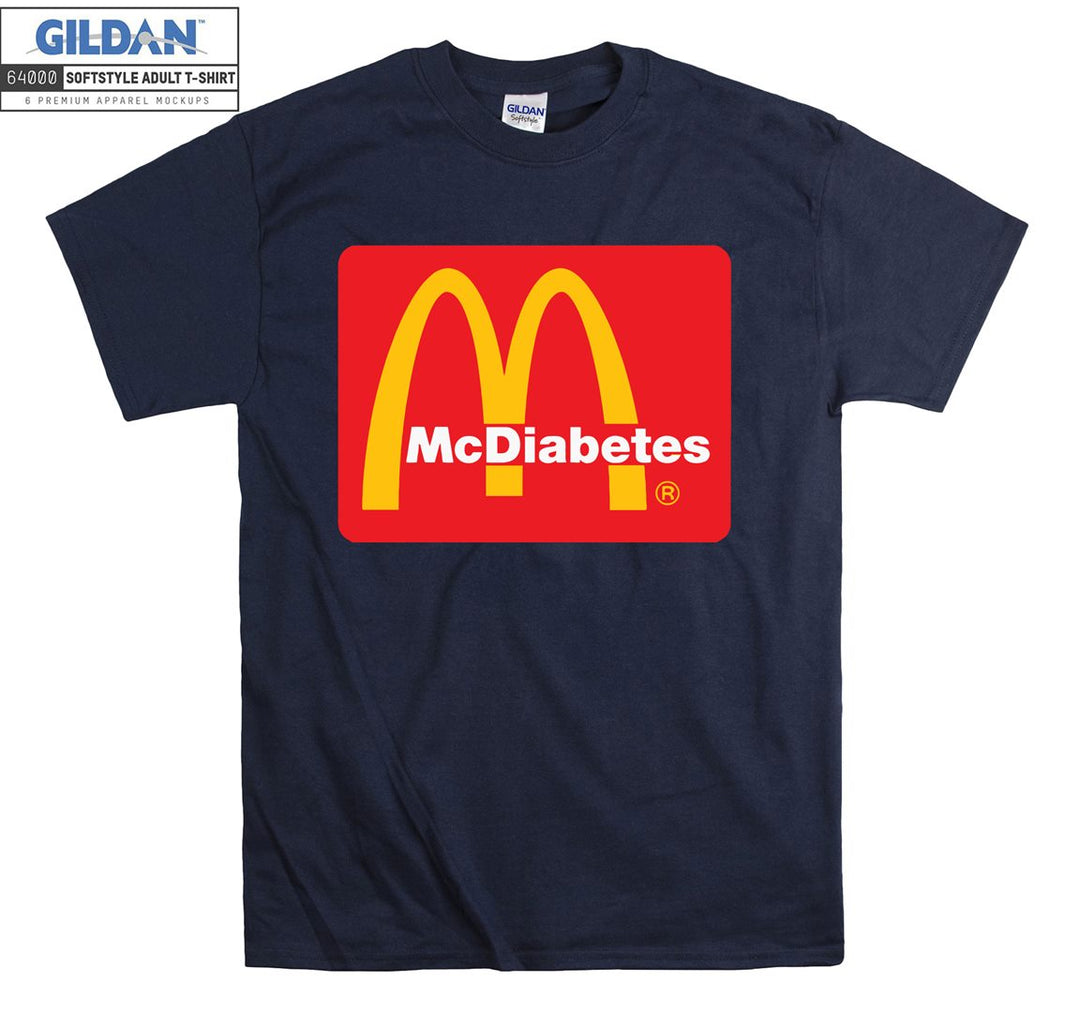 Funny Logo McDiabetes T-shirt