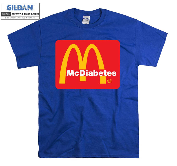 Funny Logo McDiabetes T-shirt