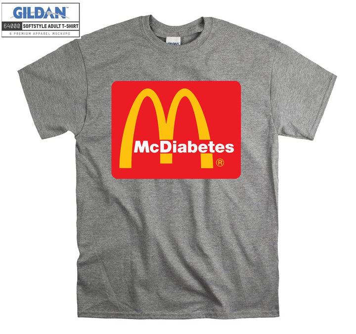 Funny Logo McDiabetes T-shirt