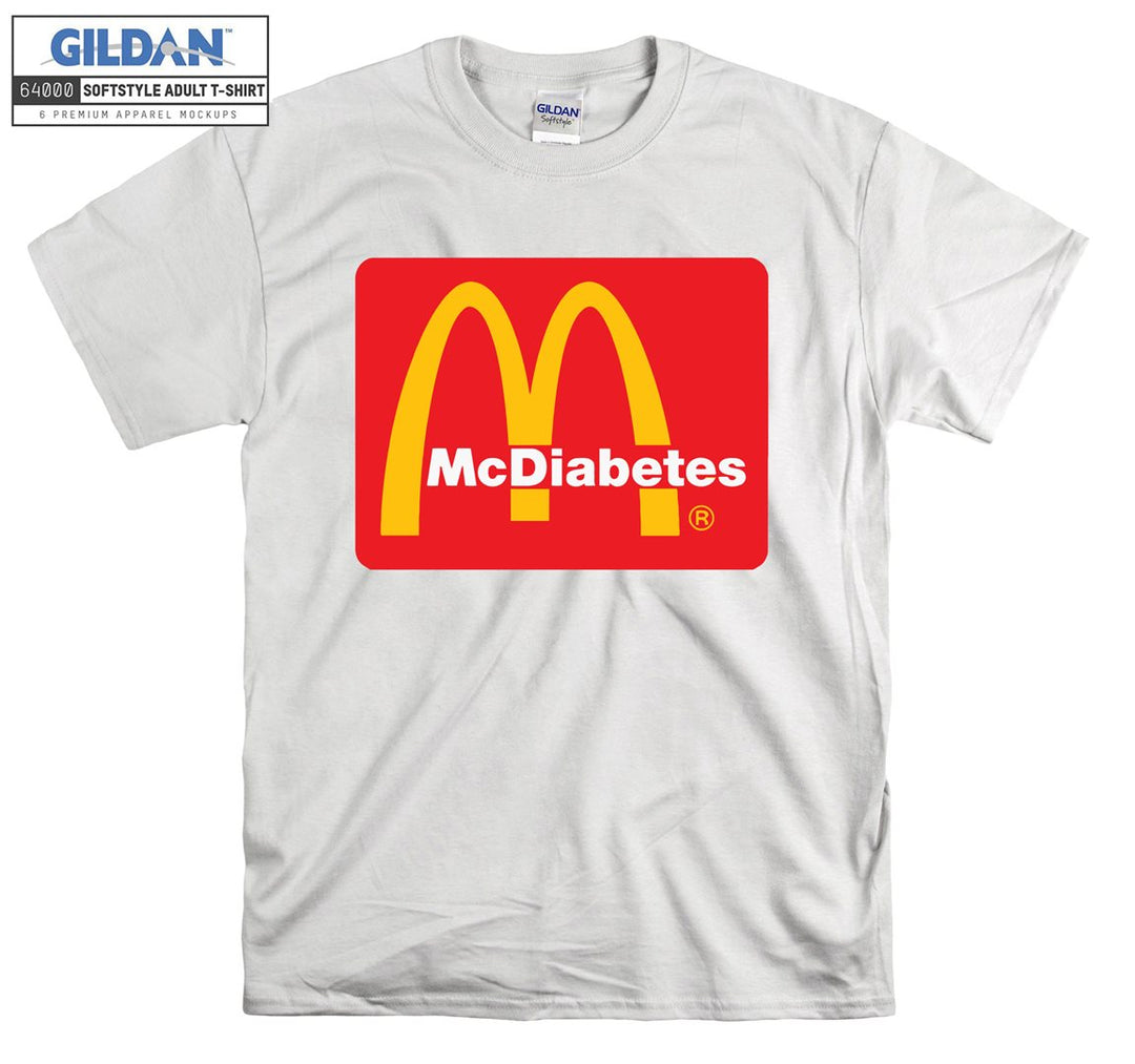 Funny Logo McDiabetes T-shirt