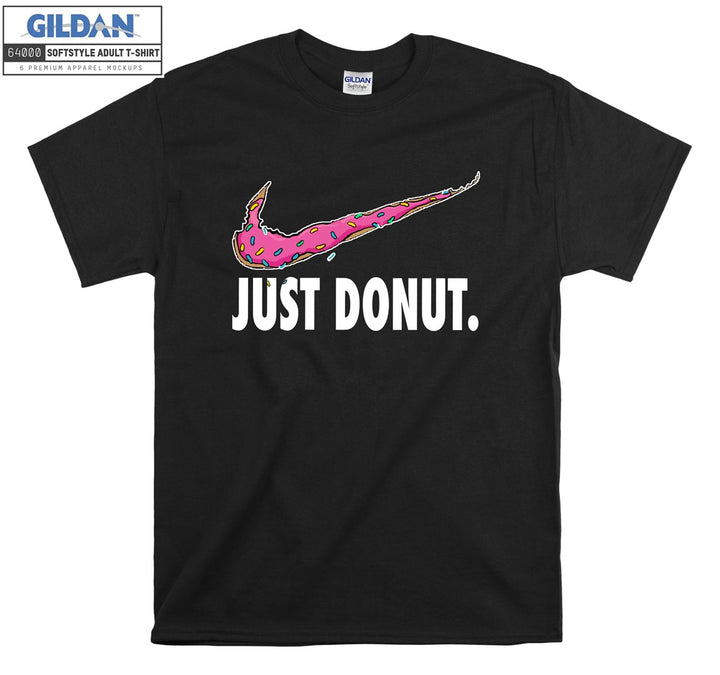 Just Donut Funny Logo T-shirt