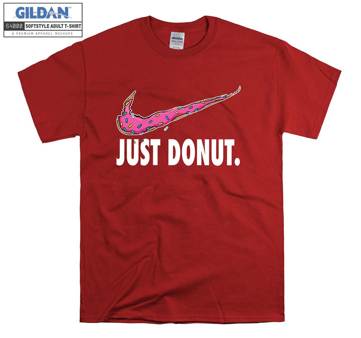 Just Donut Funny Logo T-shirt