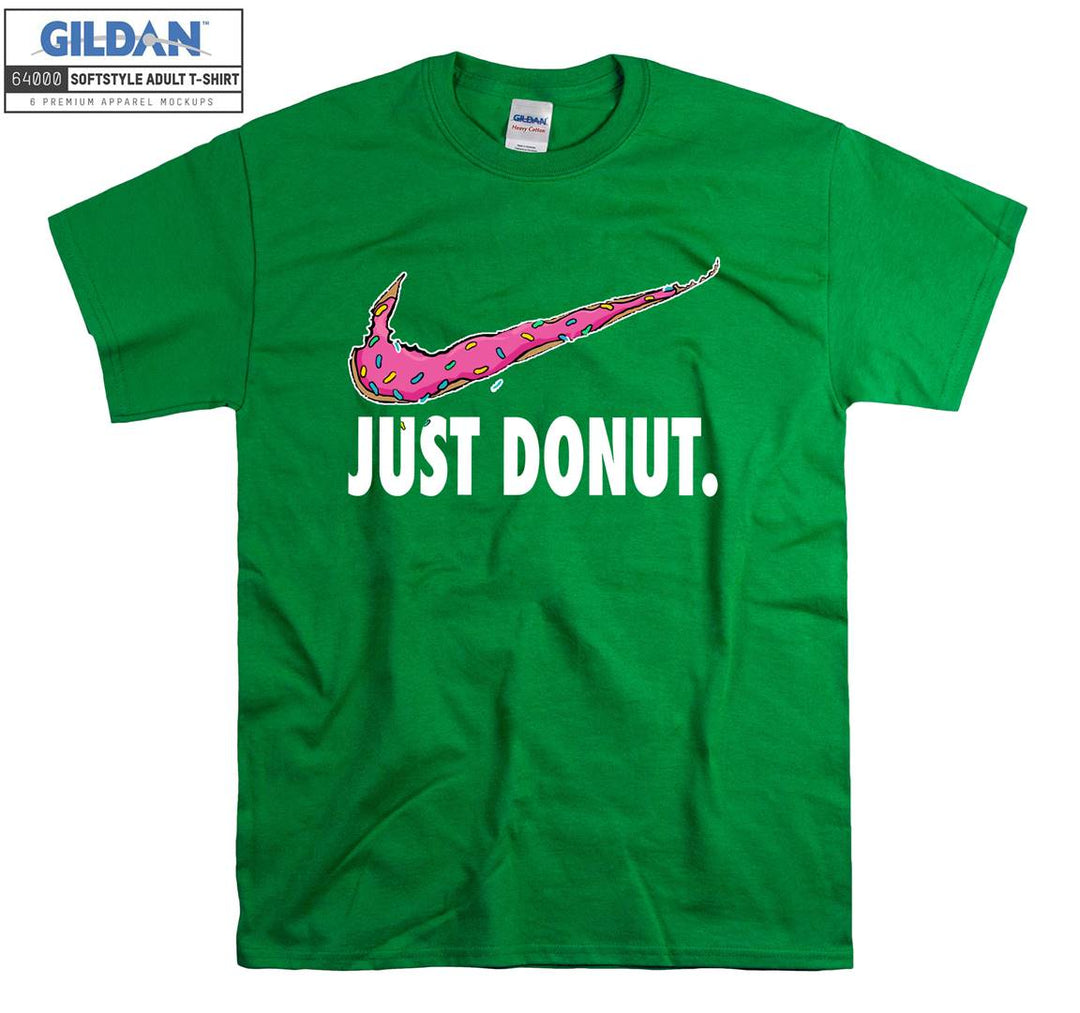 Just Donut Funny Logo T-shirt