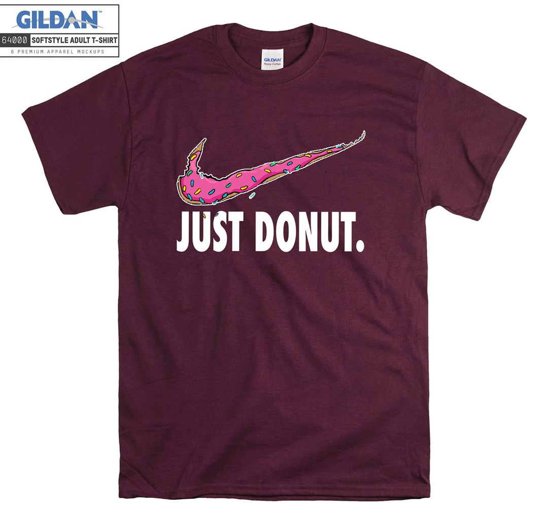 Just Donut Funny Logo T-shirt