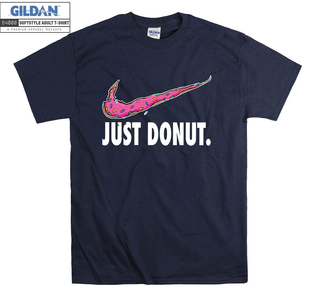 Just Donut Funny Logo T-shirt