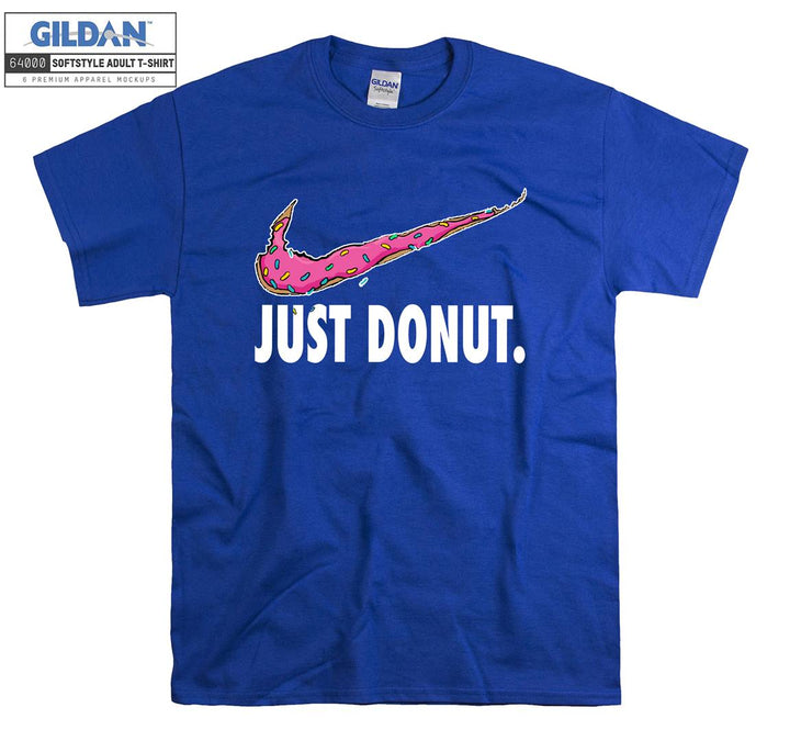 Just Donut Funny Logo T-shirt