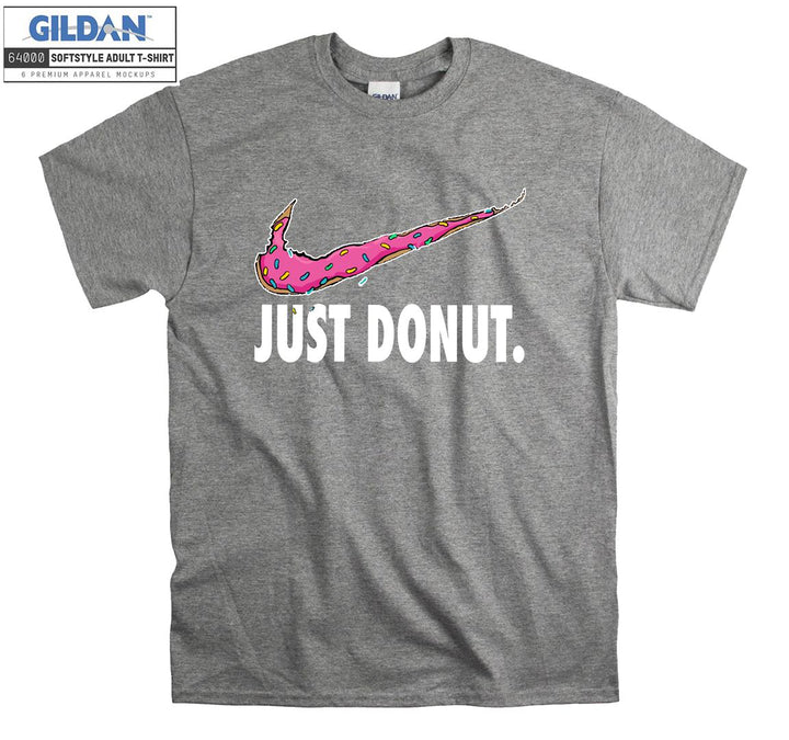 Just Donut Funny Logo T-shirt