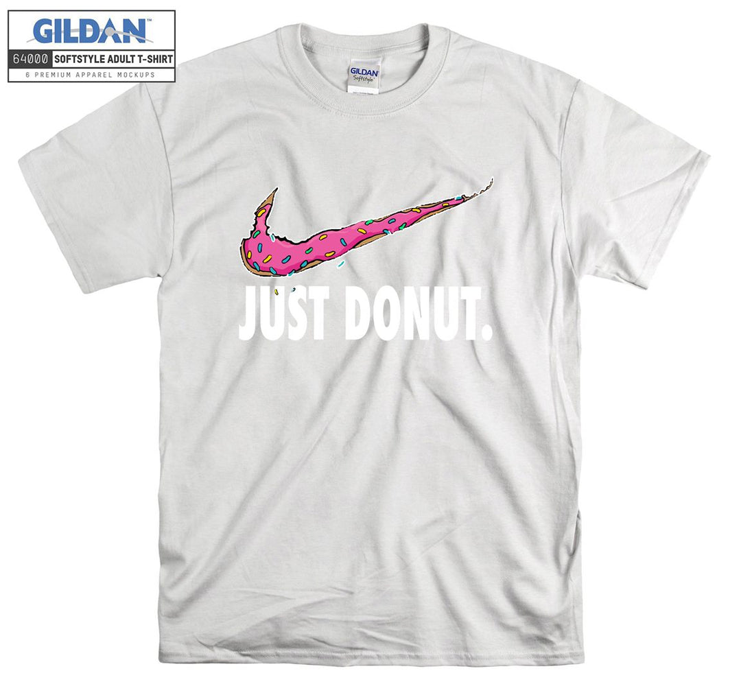 Just Donut Funny Logo T-shirt