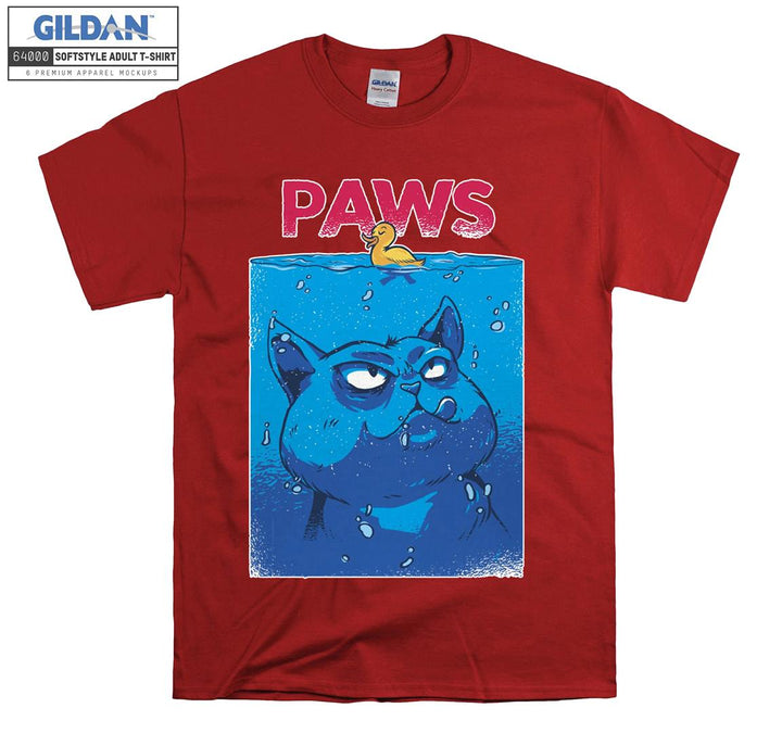 Funny Logo Paws T-shirt