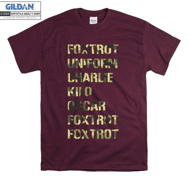 Foxtrot uniform charlie kilo oscar foxtrot T-shirt