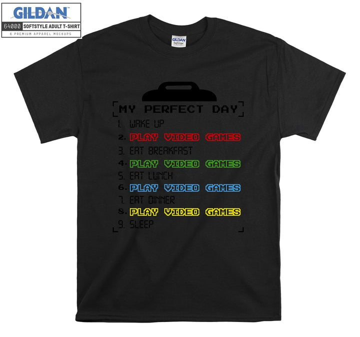 My Perfect Day Gamer Figure T-shirt