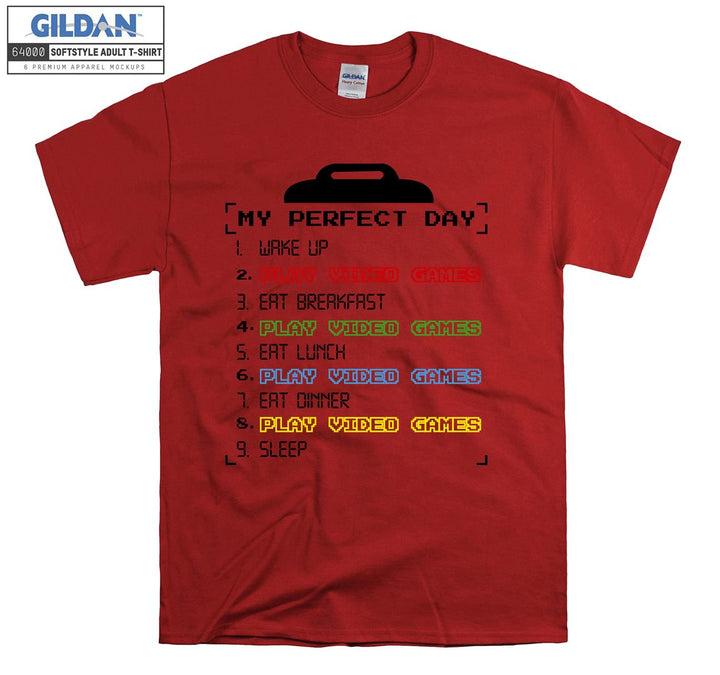 My Perfect Day Gamer Figure T-shirt