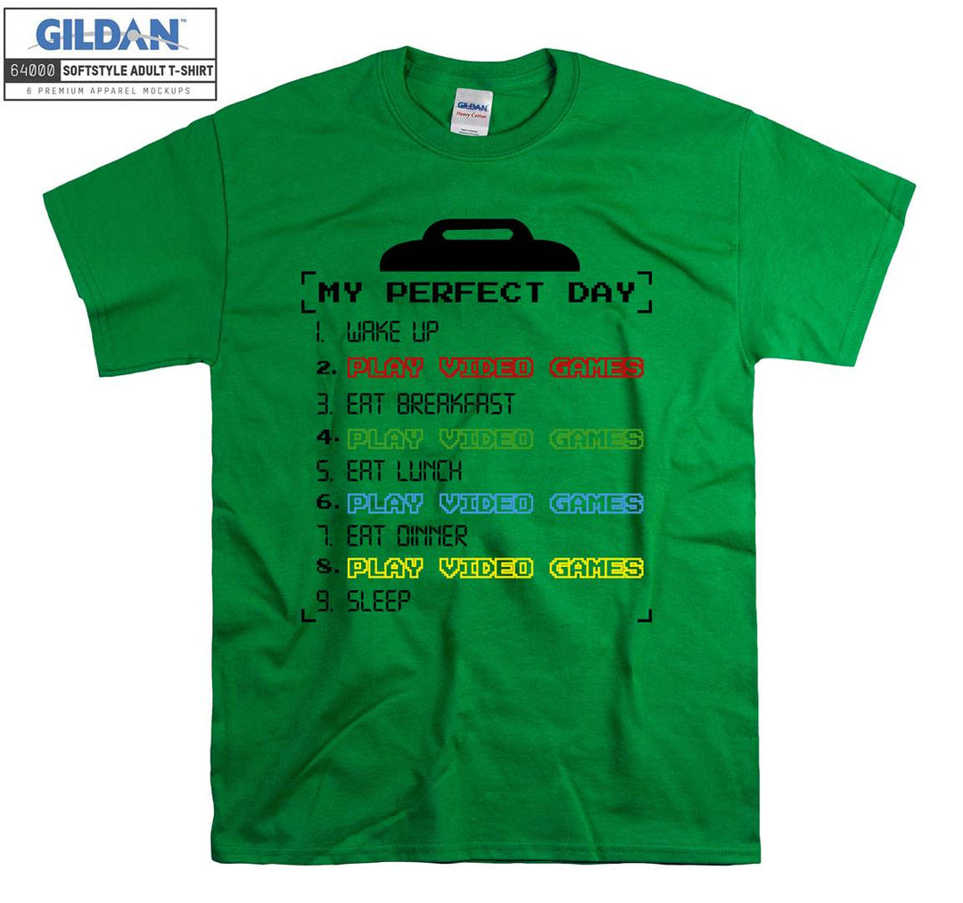 My Perfect Day Gamer Figure T-shirt