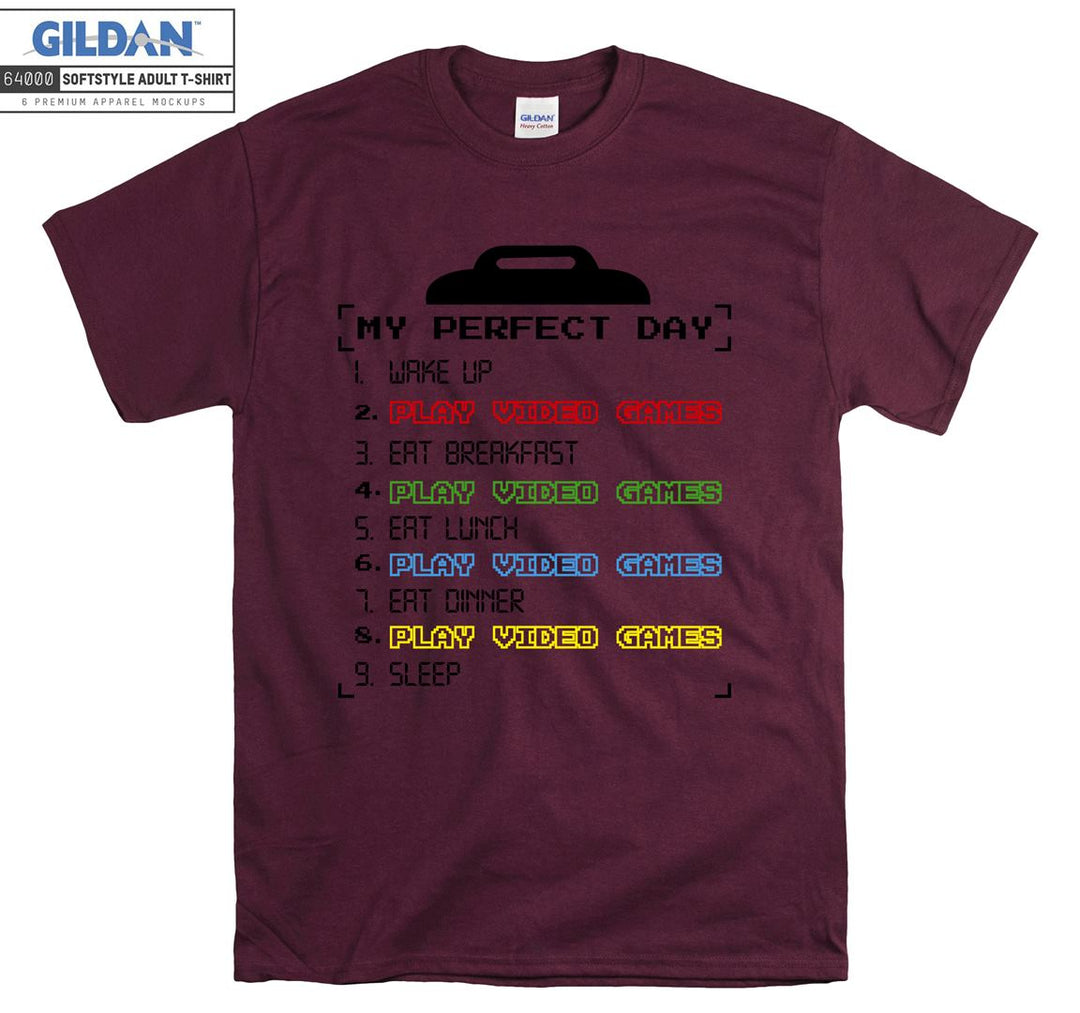 My Perfect Day Gamer Figure T-shirt