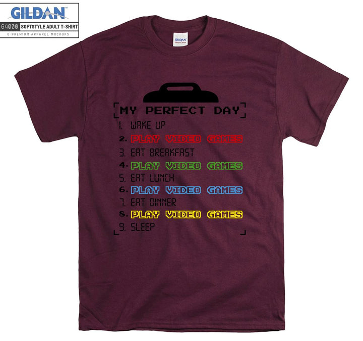 My Perfect Day Gamer Figure T-shirt