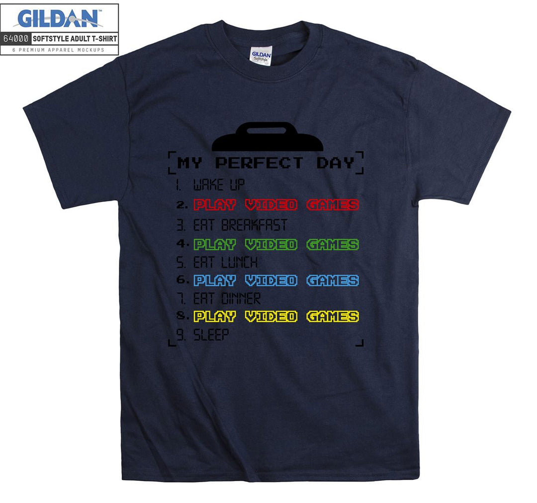 My Perfect Day Gamer Figure T-shirt