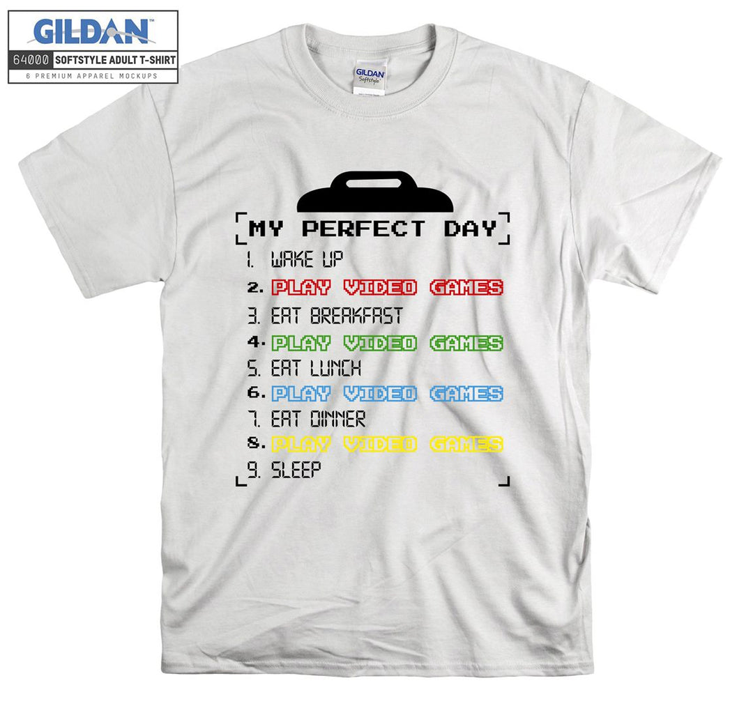 My Perfect Day Gamer Figure T-shirt