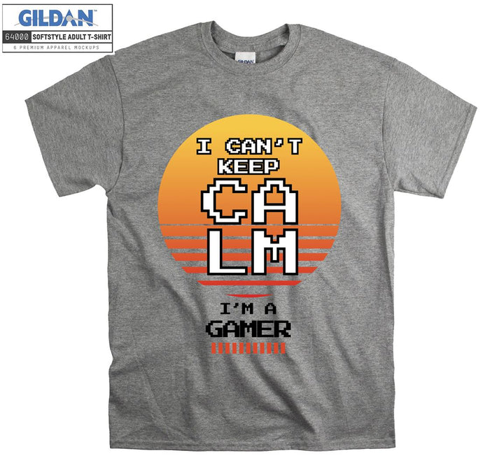 I can't keep calm i'm a gamer T-shirt