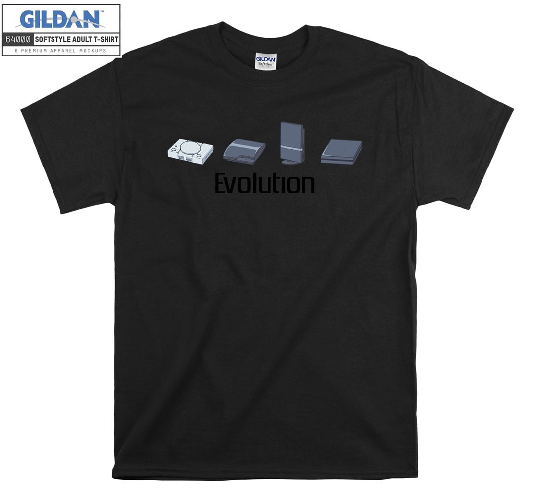 Evolution Game Console Figure T-shirt