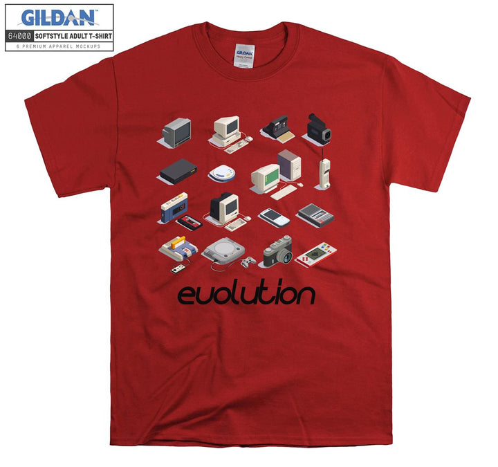 Evolution Computer Figure T-shirt