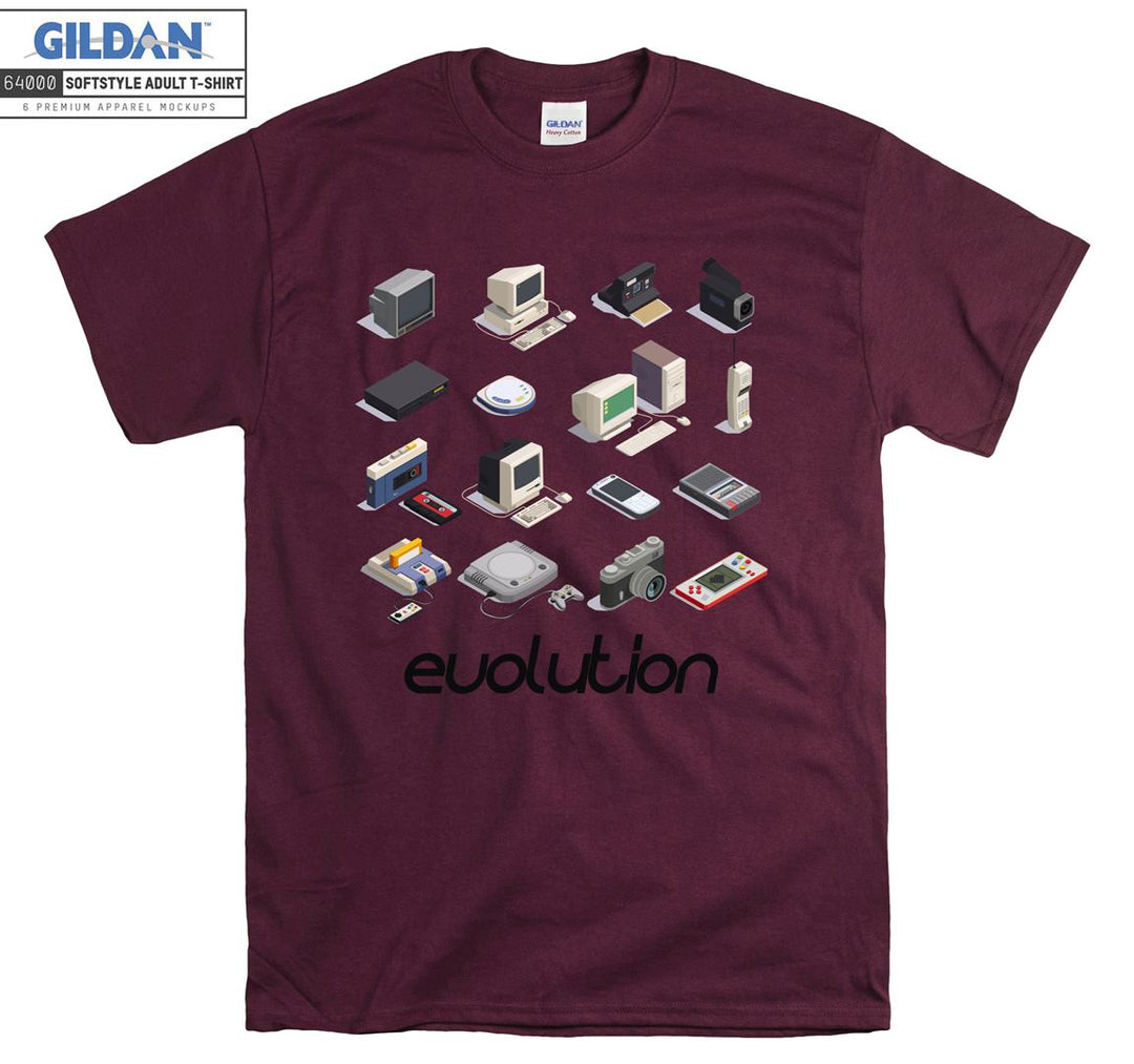 Evolution Computer Figure T-shirt