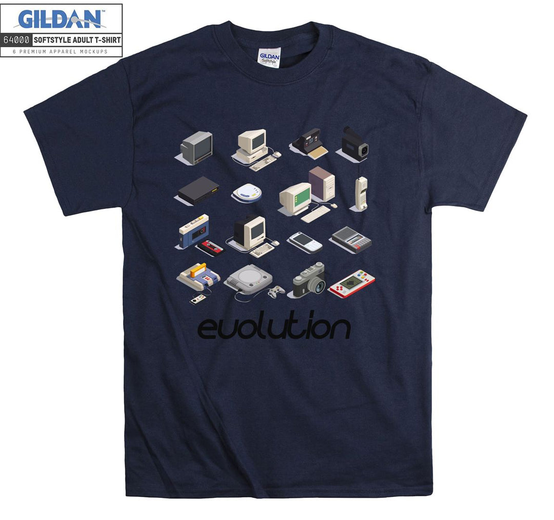 Evolution Computer Figure T-shirt