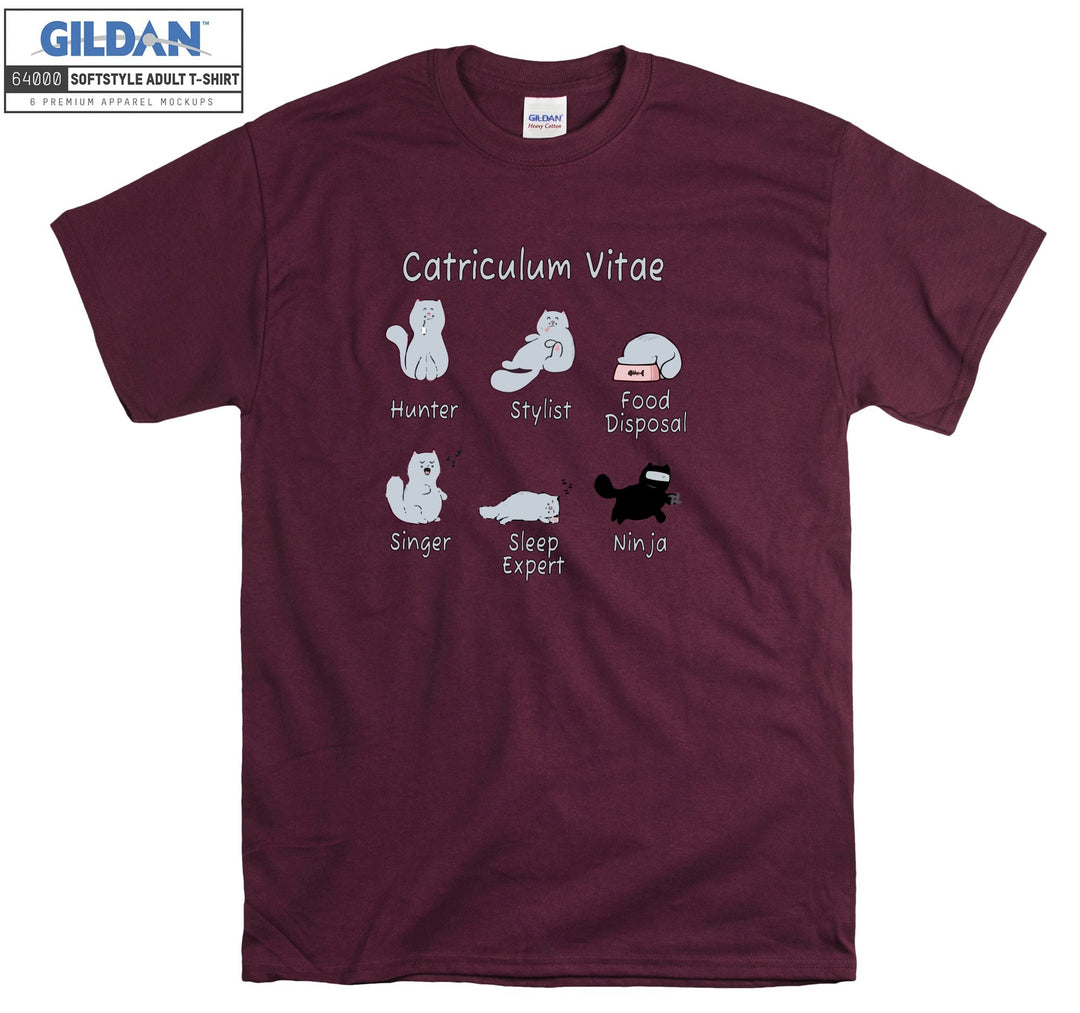 Catriculum Vitae Hunter Stylist Ninja T-shirt