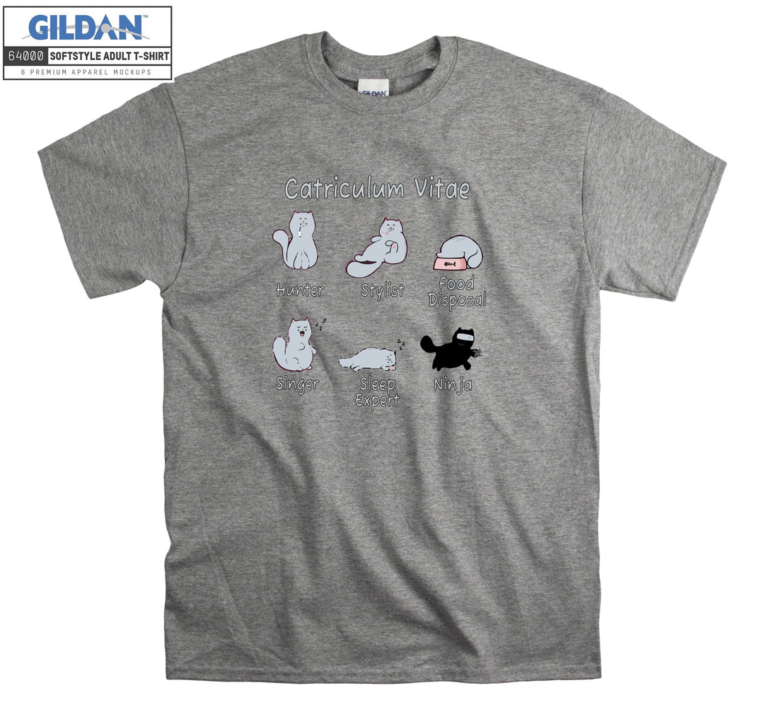 Catriculum Vitae Hunter Stylist Ninja T-shirt