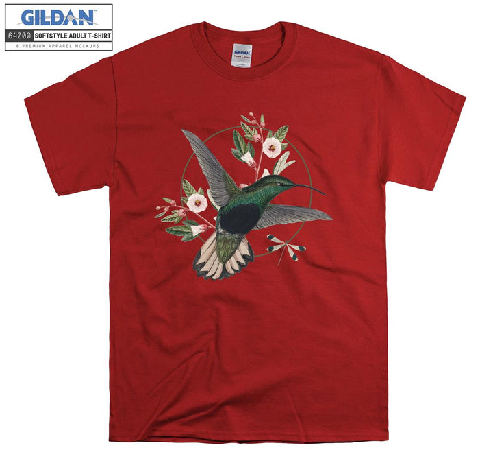 Bird And Flowers Forest Theme T-shirt