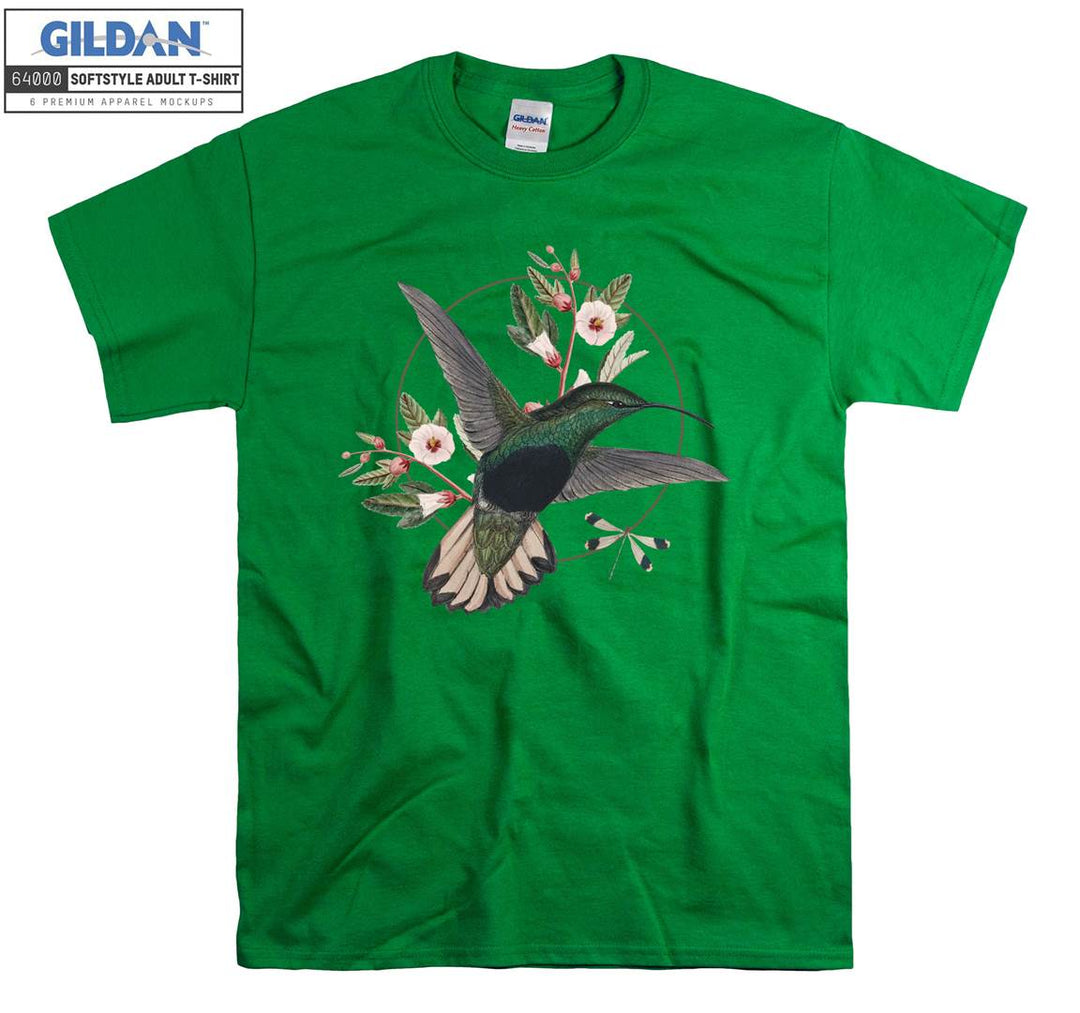 Bird And Flowers Forest Theme T-shirt