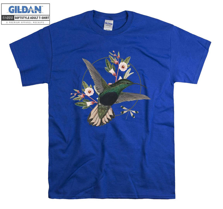 Bird And Flowers Forest Theme T-shirt