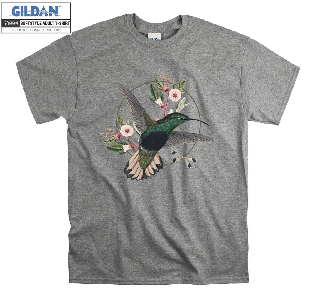 Bird And Flowers Forest Theme T-shirt