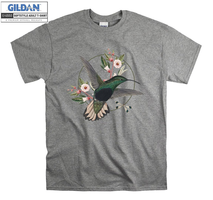 Bird And Flowers Forest Theme T-shirt