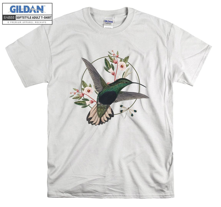 Bird And Flowers Forest Theme T-shirt